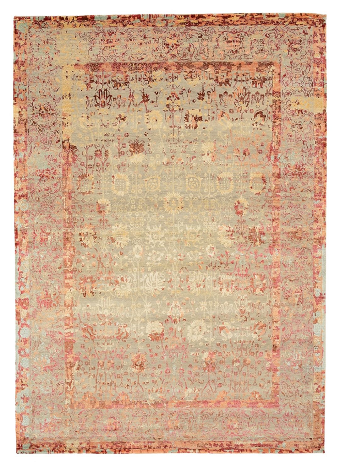 Tappeto di design - 344 x 243 cm - terracotta