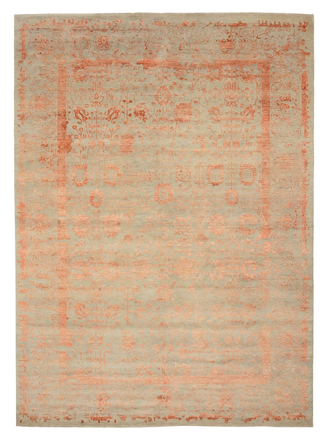 Tappeto di design - 342 x 248 cm - ruggine