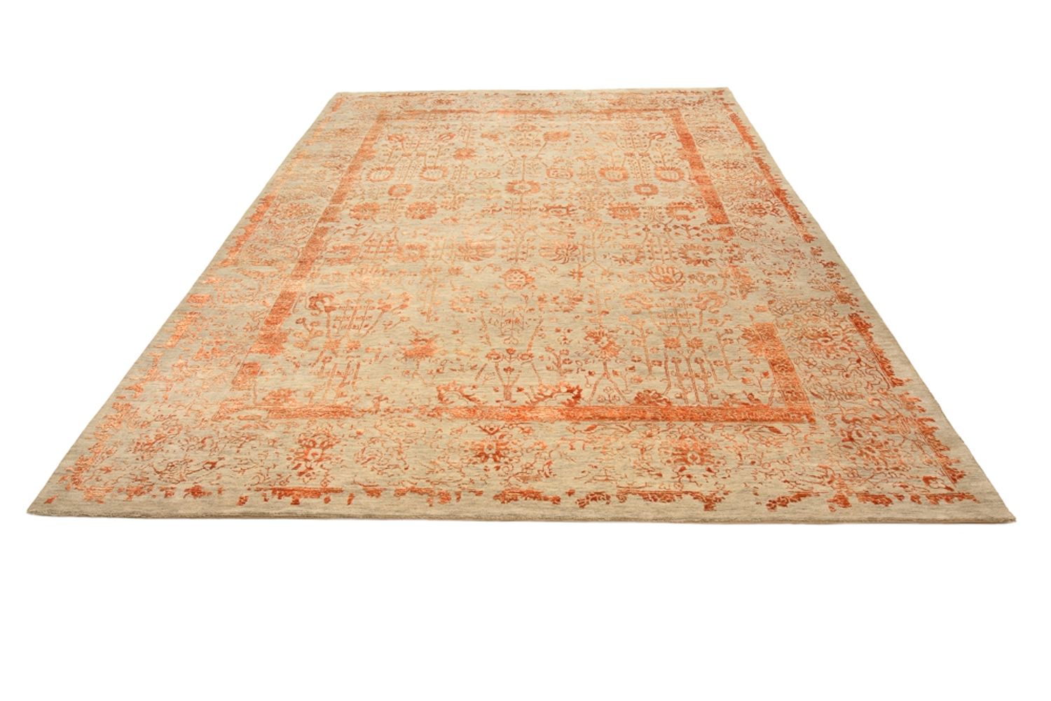 Tappeto di design - 342 x 248 cm - ruggine