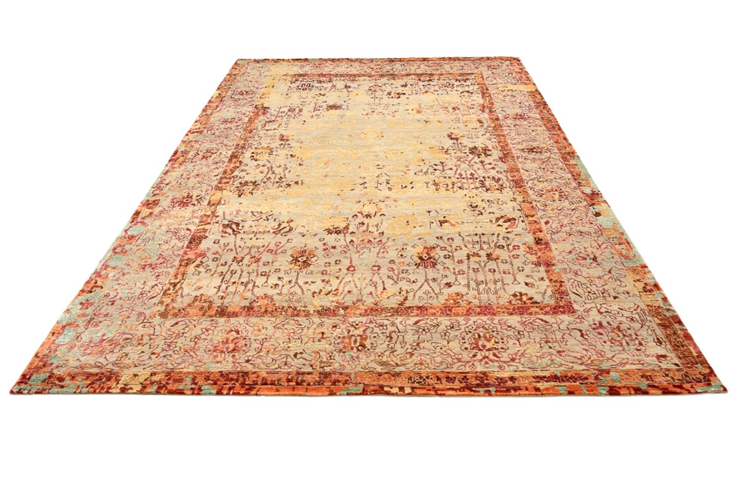 Tappeto di design - 340 x 248 cm - terracotta