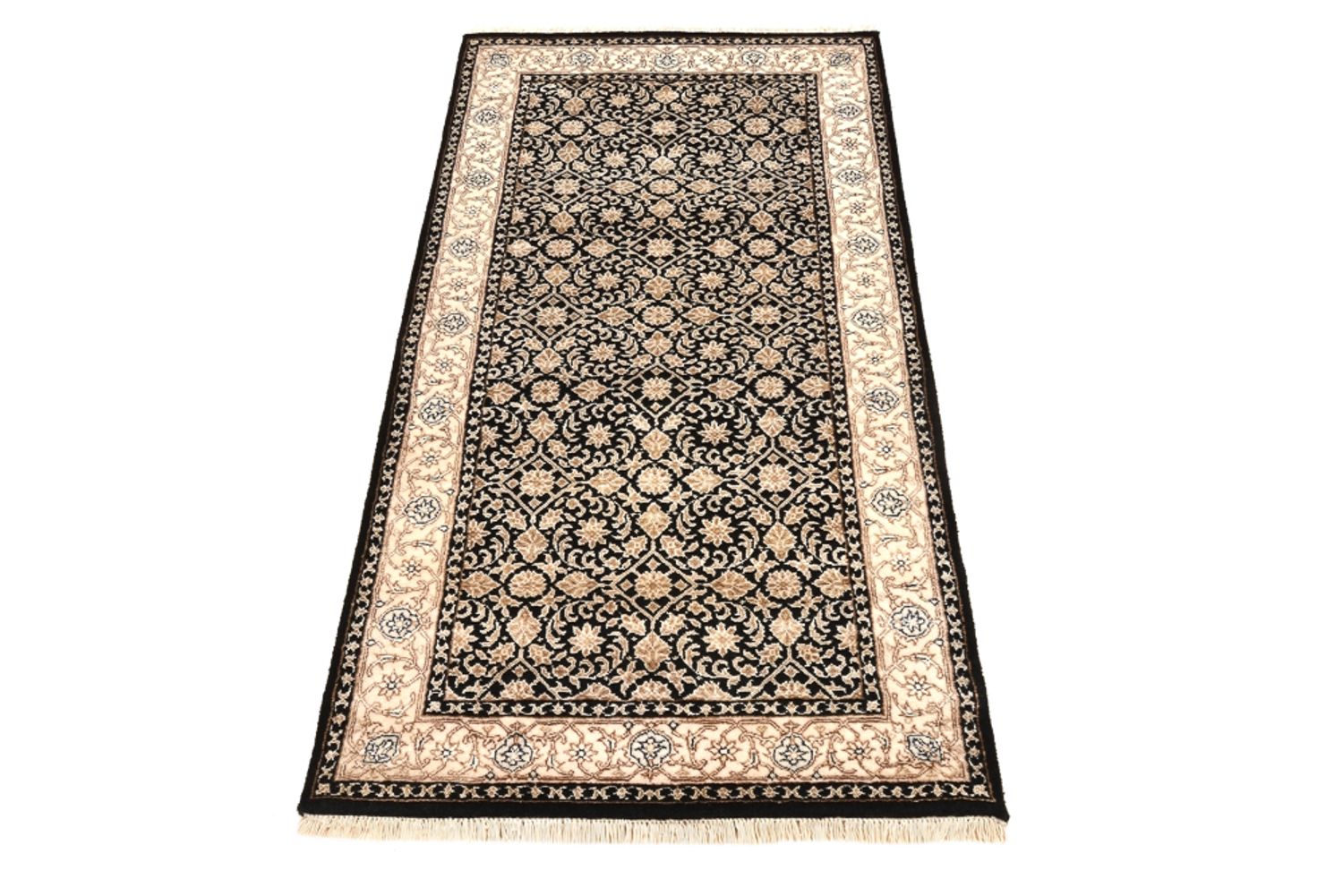 Tappeto orientale - Bidjar - Indo - 143 x 74 cm - blu scuro