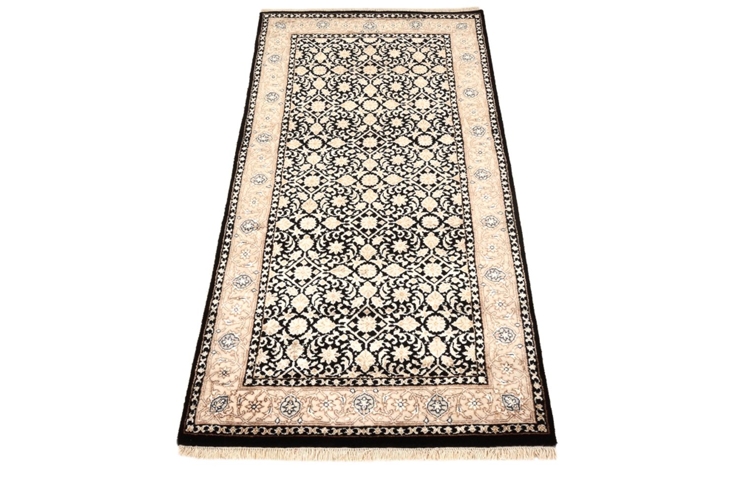 Tappeto orientale - Bidjar - Indo - 143 x 74 cm - blu scuro