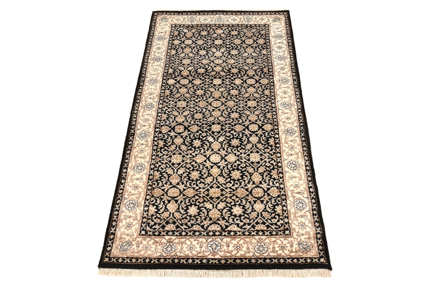 Tappeto orientale - Bidjar - Indo - 143 x 73 cm - blu scuro