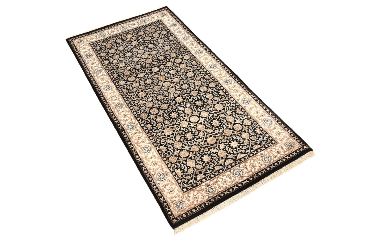 Tappeto orientale - Bidjar - Indo - 143 x 73 cm - blu scuro