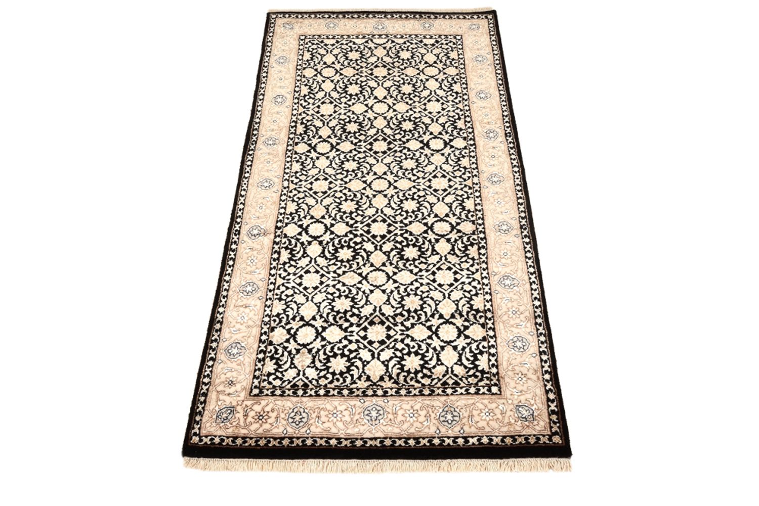 Tappeto orientale - Bidjar - Indo - 143 x 73 cm - blu scuro