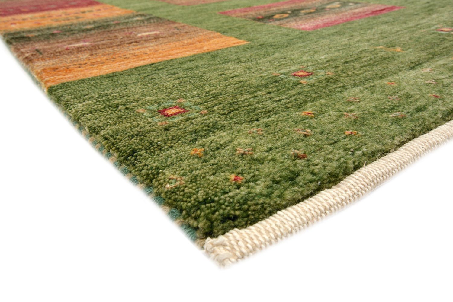 Tappeto Gabbeh - Loribaft Indus - 303 x 244 cm - verde