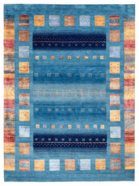 Tappeto Gabbeh - Loribaft Indus - 338 x 249 cm - blu