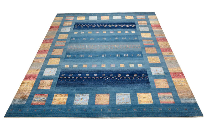 Tappeto Gabbeh - Loribaft Indus - 338 x 249 cm - blu