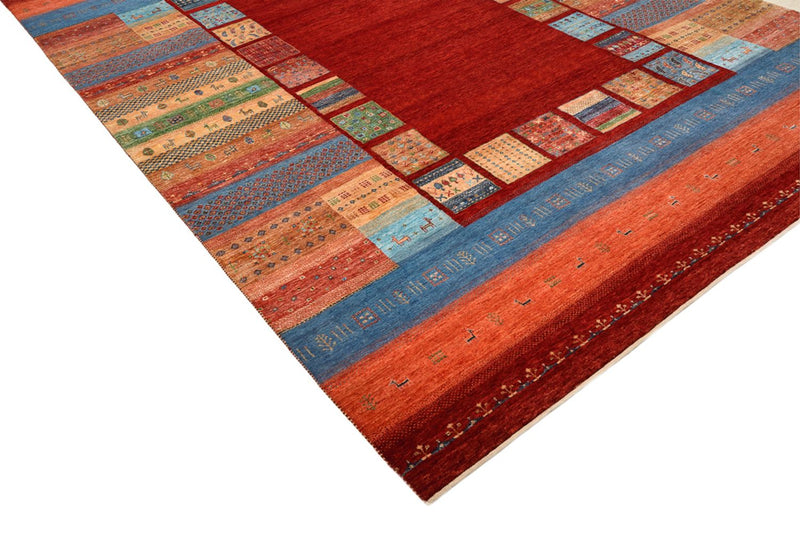 Tappeto Gabbeh - Loribaft Indus - 299 x 207 cm - rosso