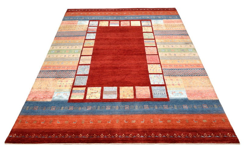 Tappeto Gabbeh - Loribaft Indus - 299 x 207 cm - rosso