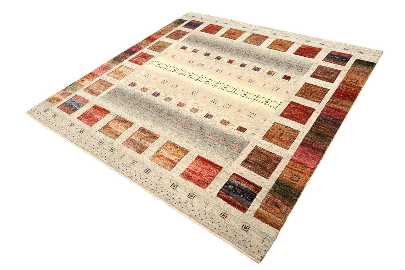 Loribaft Indo Tappeto 205x204cm - Tappeto di lana