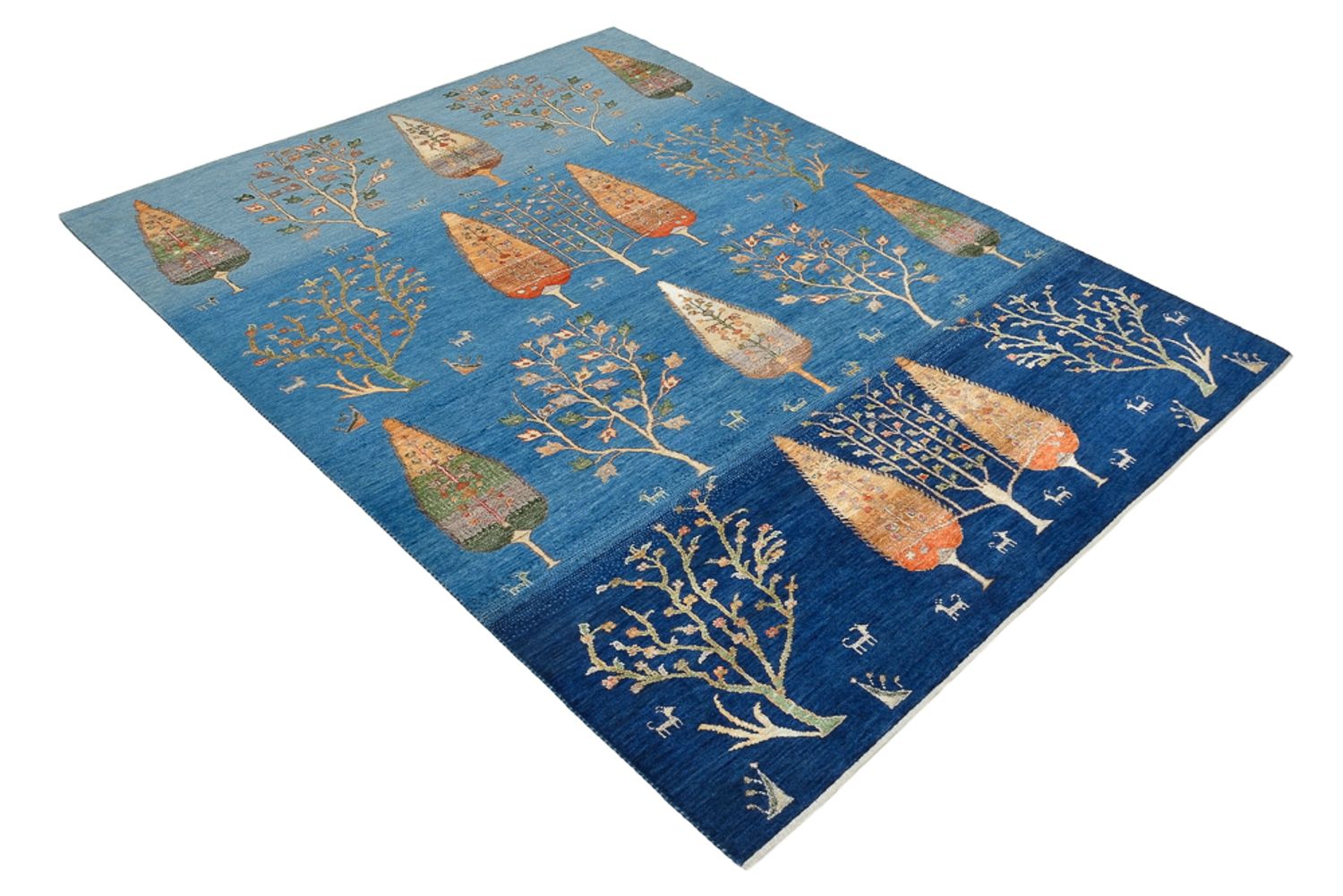 Tappeto Gabbeh - Loribaft Indus - 206 x 150 cm - blu