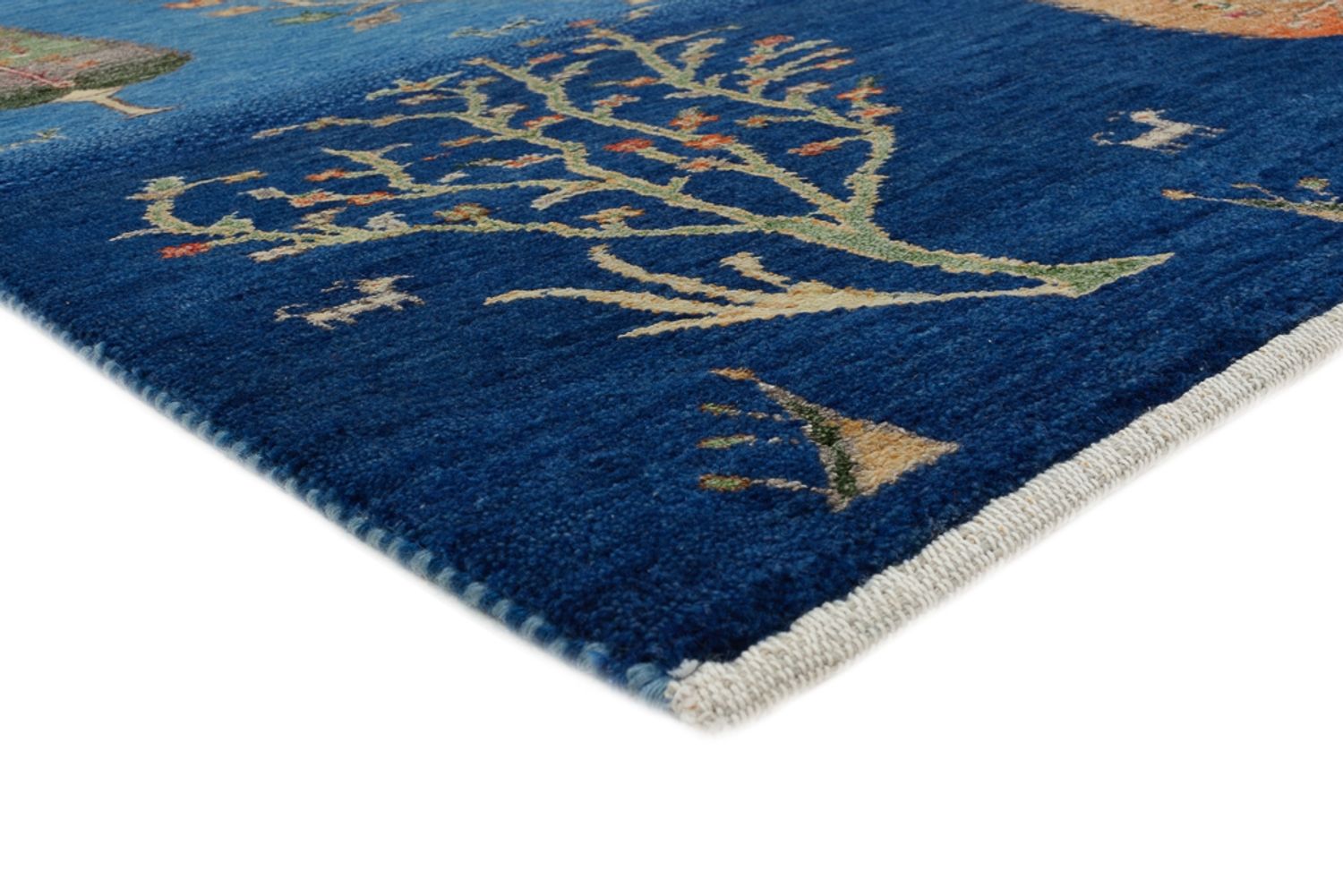 Tappeto Gabbeh - Loribaft Indus - 206 x 150 cm - blu
