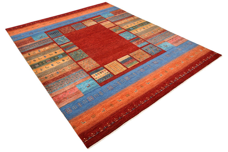 Tappeto Gabbeh - Loribaft Indus - 249 x 206 cm - rosso