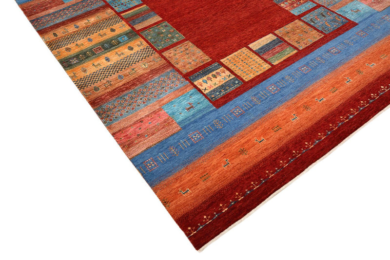 Tappeto Gabbeh - Loribaft Indus - 249 x 206 cm - rosso