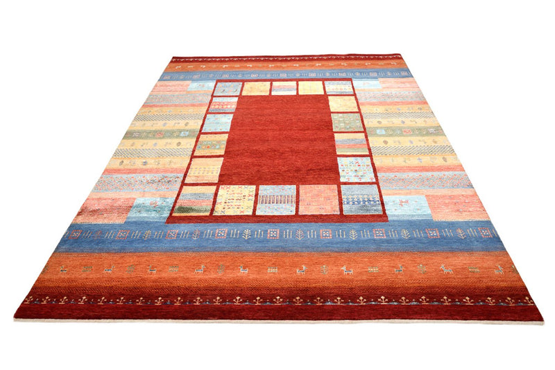 Tappeto Gabbeh - Loribaft Indus - 249 x 206 cm - rosso
