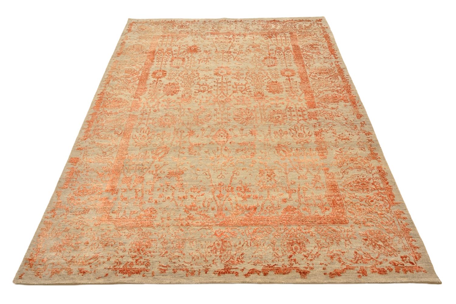 Tappeto di design - 236 x 173 cm - ruggine