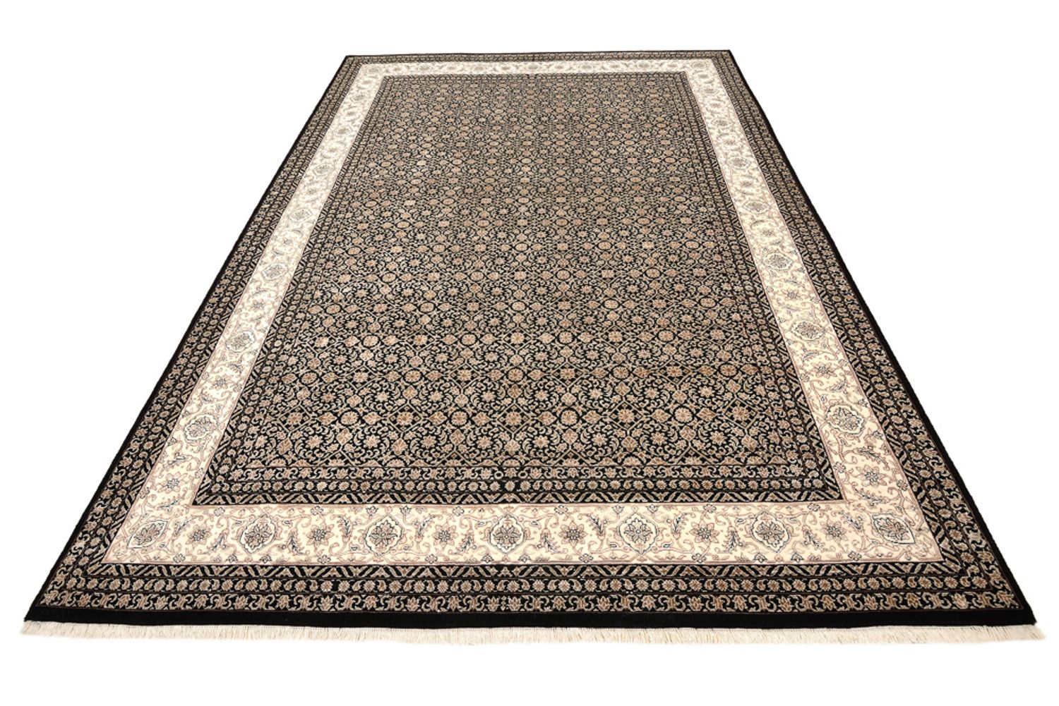 Tappeto orientale - Bidjar - Indo - 295 x 206 cm - beige scuro