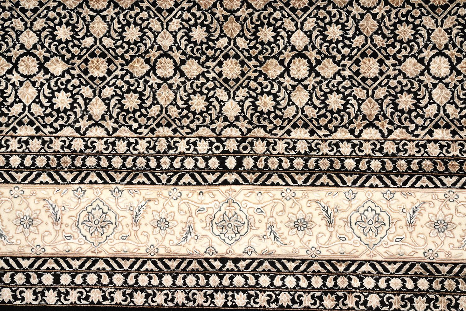 Tappeto orientale - Bidjar - Indo - 295 x 206 cm - beige scuro