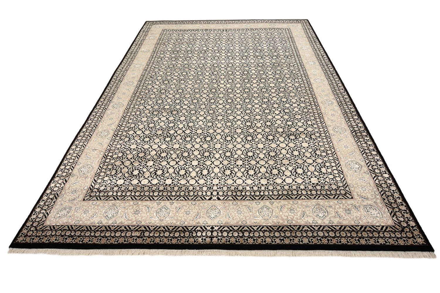 Tappeto orientale - Bidjar - Indo - 295 x 206 cm - beige scuro