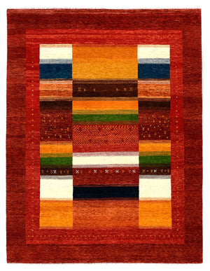 Tappeto Gabbeh - Loribaft Indus - 259 x 203 cm - rosso
