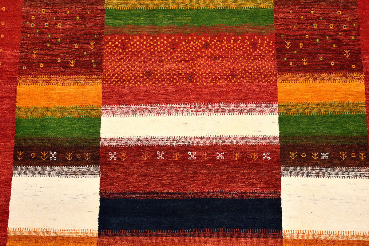 Tappeto Gabbeh - Loribaft Indus - 259 x 203 cm - rosso