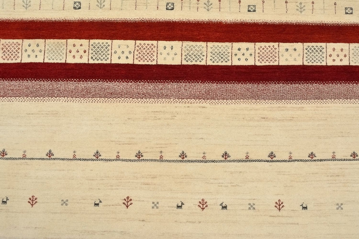 Tappeto Gabbeh - Loribaft Indus - 297 x 198 cm - beige chiaro