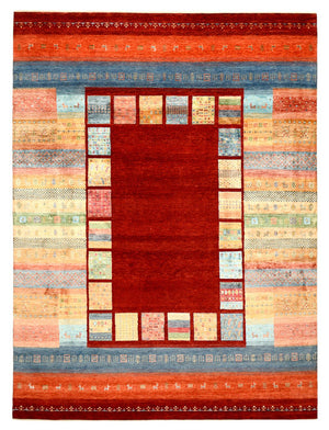 Tappeto Gabbeh - Loribaft Indus - 336 x 250 cm - rosso