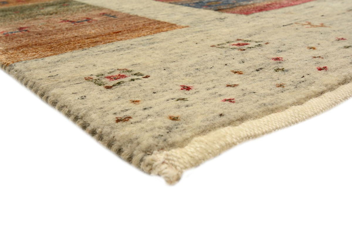 Tappeto Gabbeh - Loribaft Indus quadrato  - 254 x 251 cm - beige chiaro
