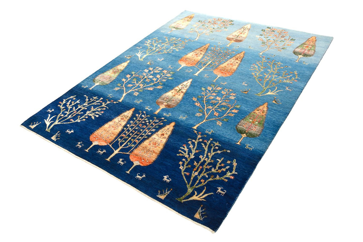 Tappeto Gabbeh - Loribaft Indus - 203 x 155 cm - blu mare