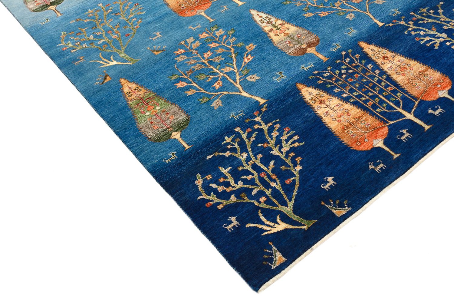 Tappeto Gabbeh - Loribaft Indus - 203 x 155 cm - blu mare