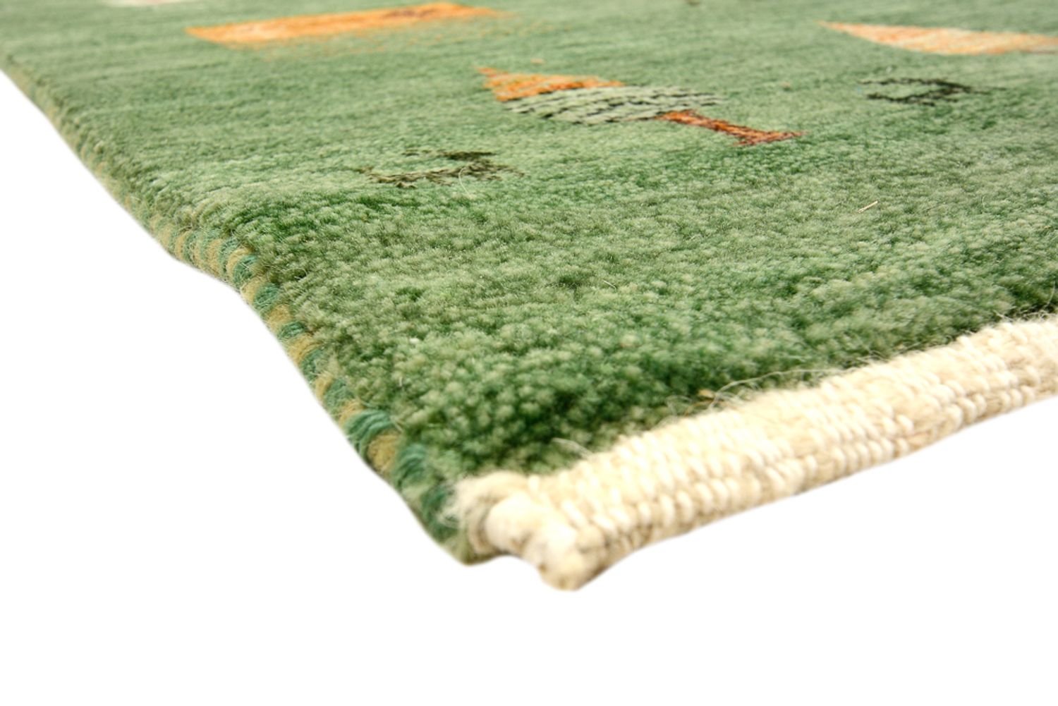 Tappeto Gabbeh - Loribaft Indus - 246 x 206 cm - verde