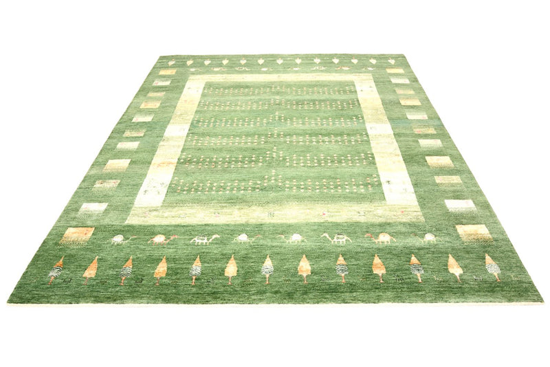 Tappeto Gabbeh - Loribaft Indus - 246 x 206 cm - verde
