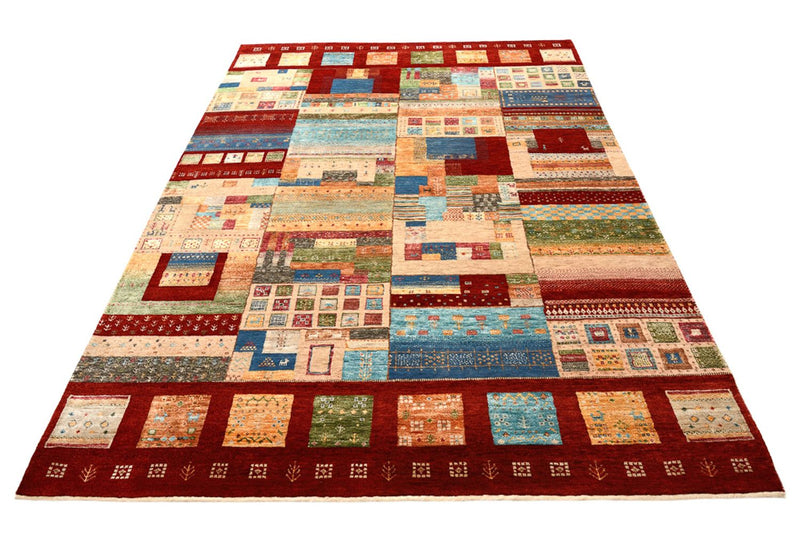 Tappeto Gabbeh - Loribaft Indus - 240 x 178 cm - multicolore