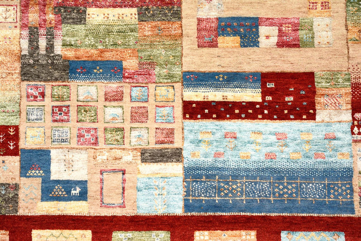 Tappeto Gabbeh - Loribaft Indus - 240 x 178 cm - multicolore