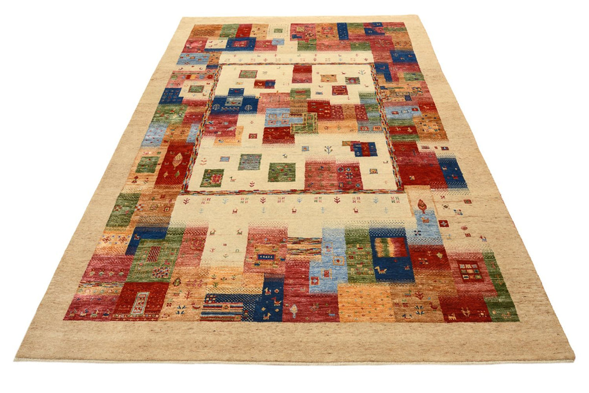 Tappeto Gabbeh - Loribaft Indus - 244 x 177 cm - multicolore