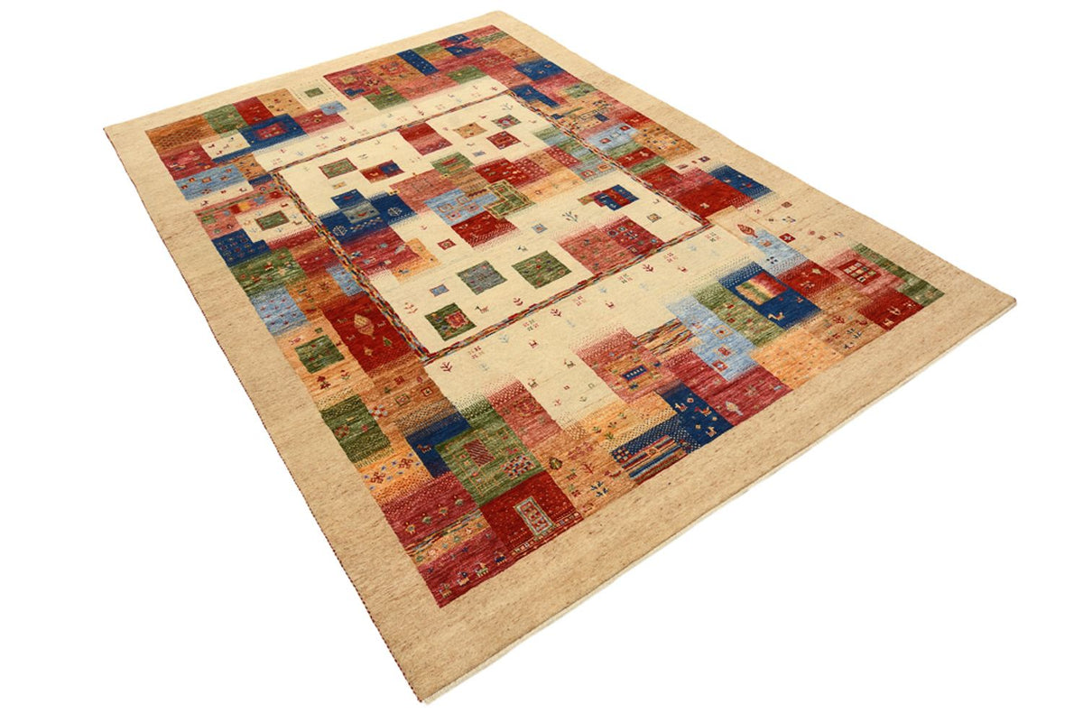 Tappeto Gabbeh - Loribaft Indus - 244 x 177 cm - multicolore