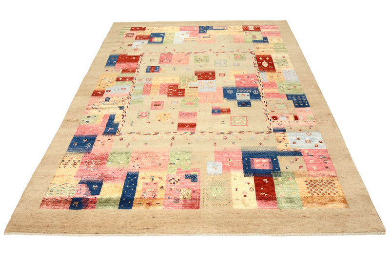 Tappeto Gabbeh - Loribaft Indus - 244 x 177 cm - multicolore