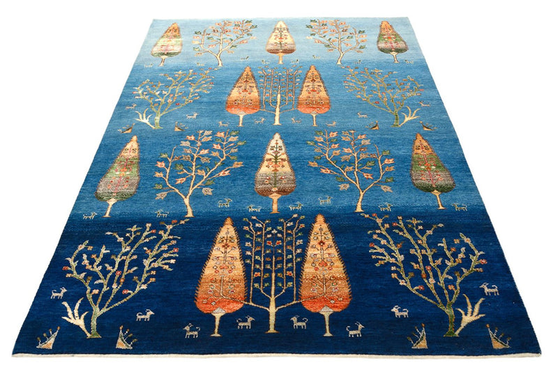 Tappeto Gabbeh - Loribaft Indus - 247 x 173 cm - blu mare