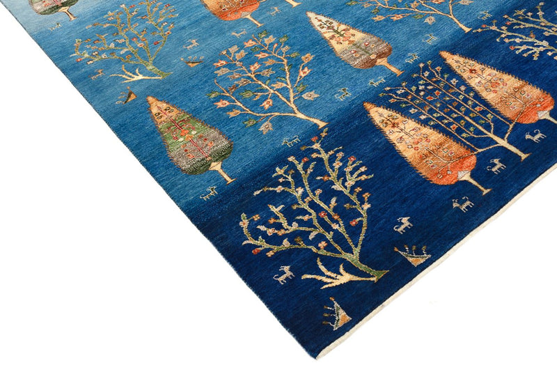 Tappeto Gabbeh - Loribaft Indus - 247 x 173 cm - blu mare