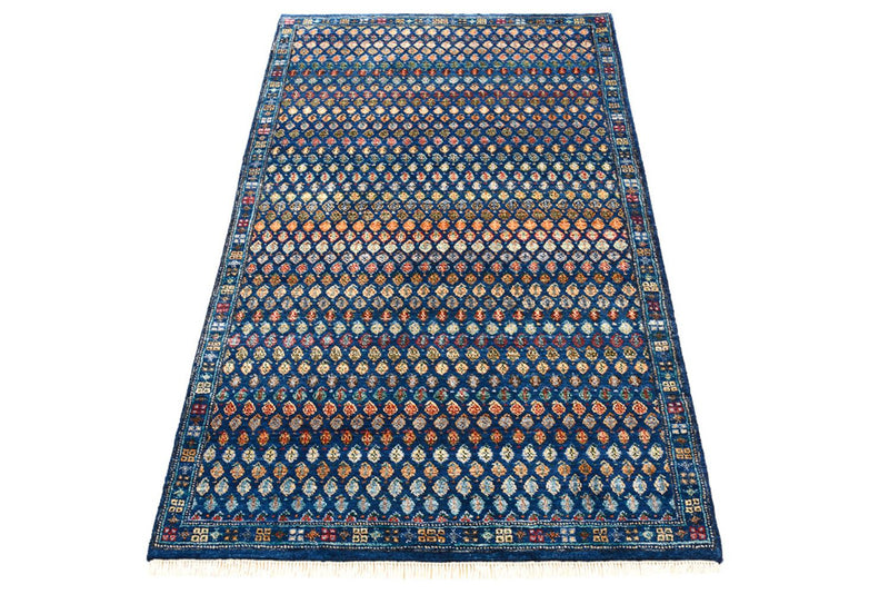 Tappeto di design - 154 x 93 cm - blu scuro