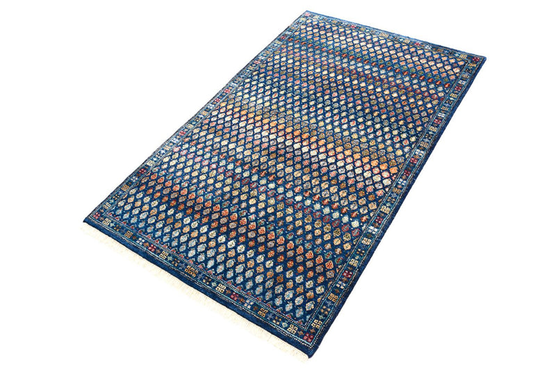 Tappeto di design - 154 x 93 cm - blu scuro
