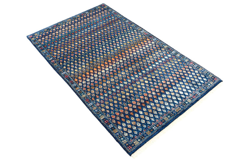 Tappeto di design - 154 x 93 cm - blu scuro