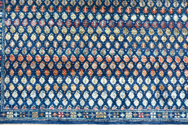 Tappeto di design - 154 x 93 cm - blu scuro