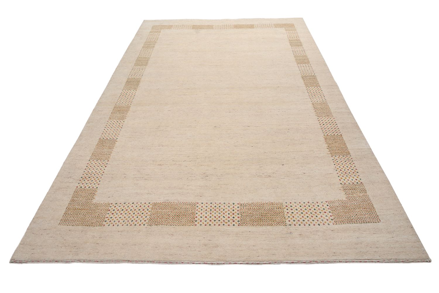 Tappeto Gabbeh - Loribaft Indus - 295 x 191 cm - beige chiaro