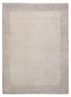 Tappeto Gabbeh - Loribaft Indus - 201 x 146 cm - grigio chiaro