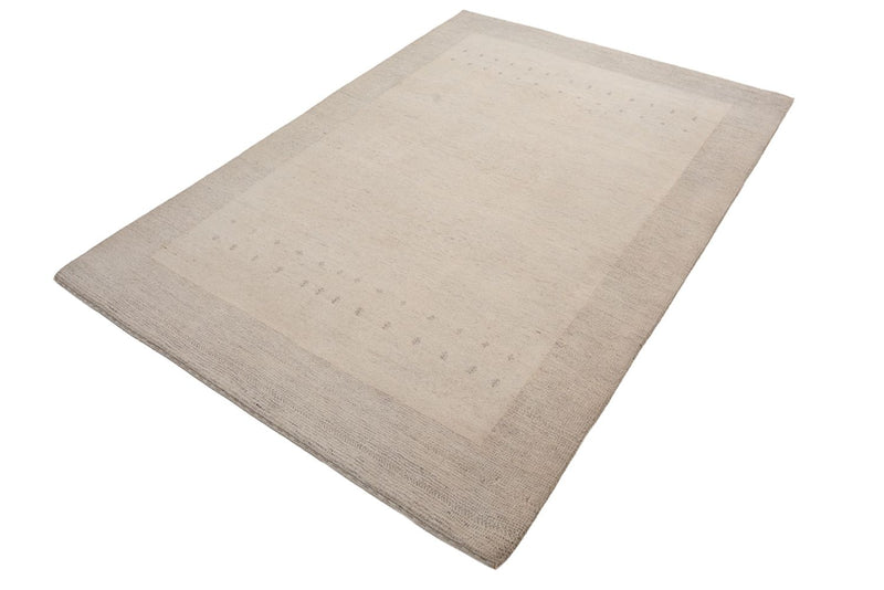 Tappeto Gabbeh - Loribaft Indus - 201 x 146 cm - grigio chiaro