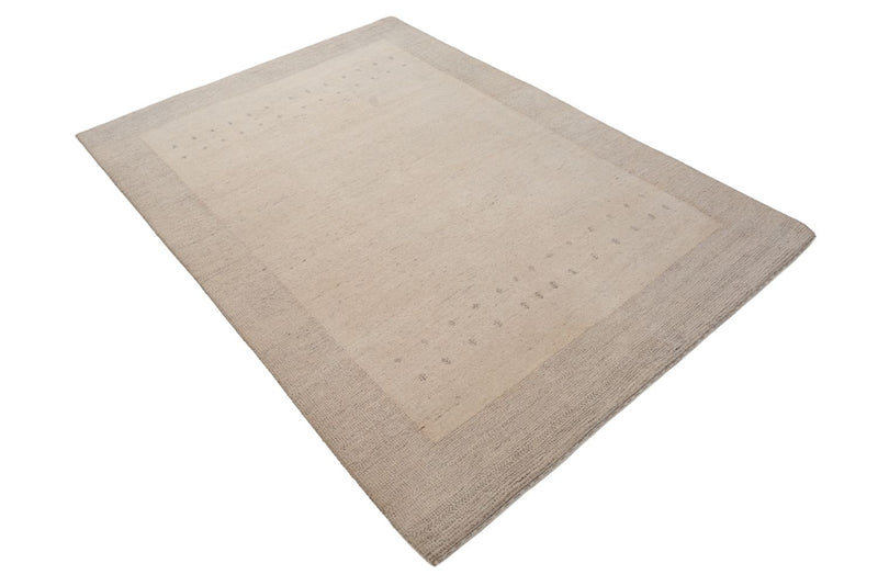Tappeto Gabbeh - Loribaft Indus - 201 x 146 cm - grigio chiaro