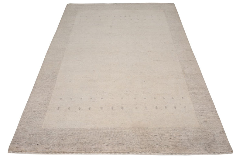 Tappeto Gabbeh - Loribaft Indus - 201 x 146 cm - grigio chiaro