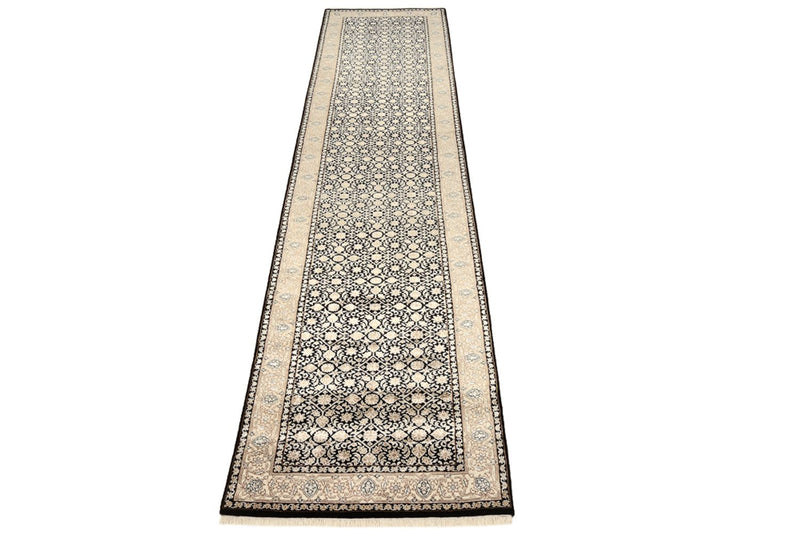Tappeto corsia Tappeto orientale - Bidjar - Indo - 368 x 83 cm - beige scuro